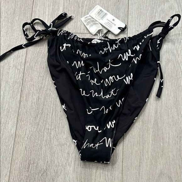NWT WeWoreWhat Ruched String Bottom Size Medium - Picture 1 of 1